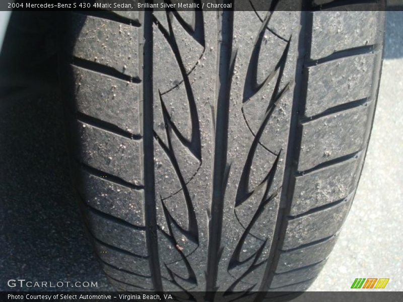Brilliant Silver Metallic / Charcoal 2004 Mercedes-Benz S 430 4Matic Sedan