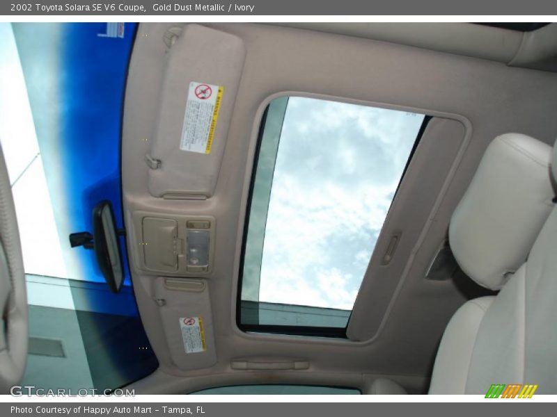 Gold Dust Metallic / Ivory 2002 Toyota Solara SE V6 Coupe