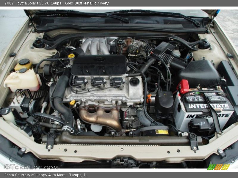 Gold Dust Metallic / Ivory 2002 Toyota Solara SE V6 Coupe