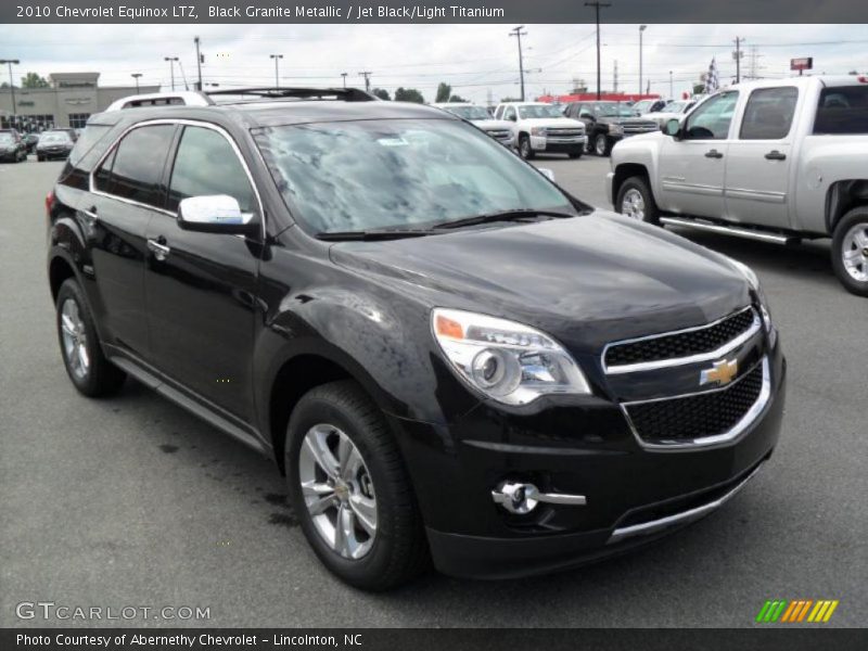 Black Granite Metallic / Jet Black/Light Titanium 2010 Chevrolet Equinox LTZ