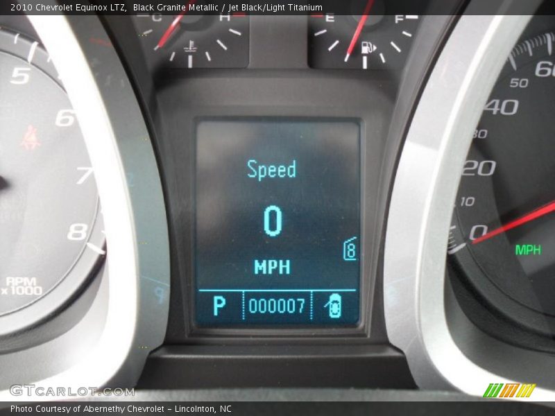 Black Granite Metallic / Jet Black/Light Titanium 2010 Chevrolet Equinox LTZ