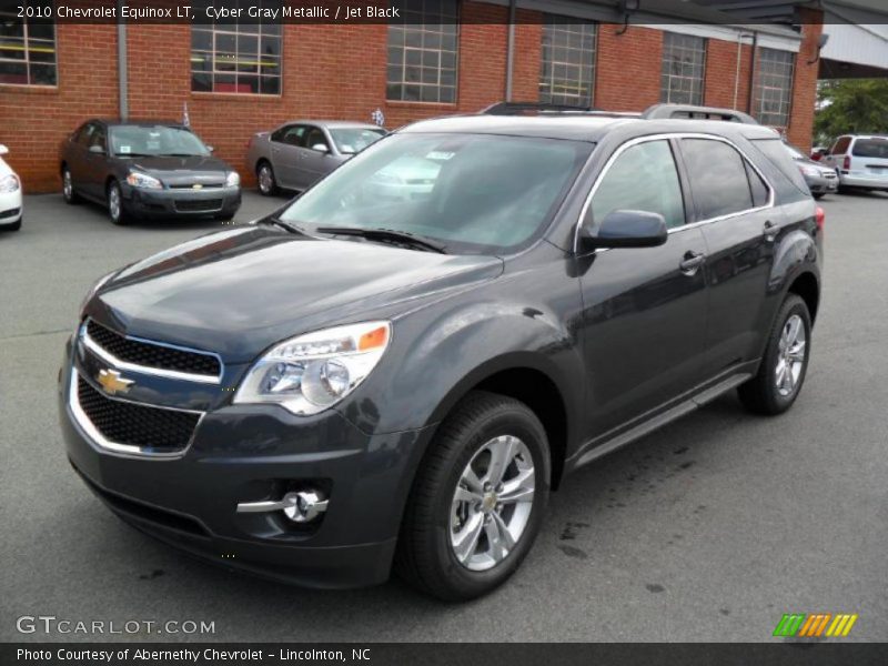 Cyber Gray Metallic / Jet Black 2010 Chevrolet Equinox LT