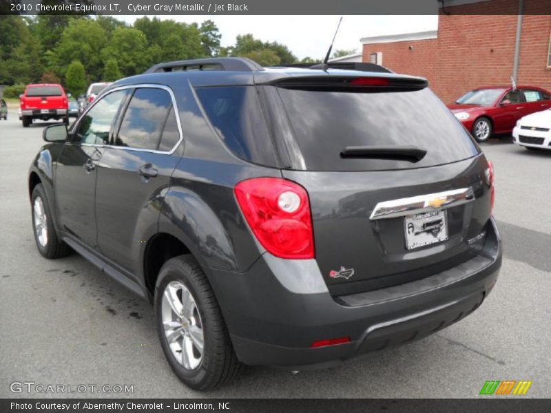 Cyber Gray Metallic / Jet Black 2010 Chevrolet Equinox LT