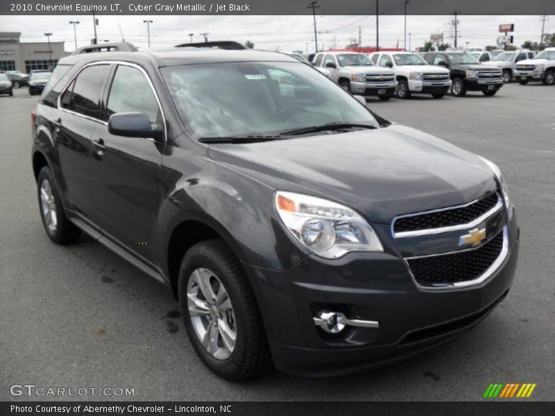 Cyber Gray Metallic / Jet Black 2010 Chevrolet Equinox LT
