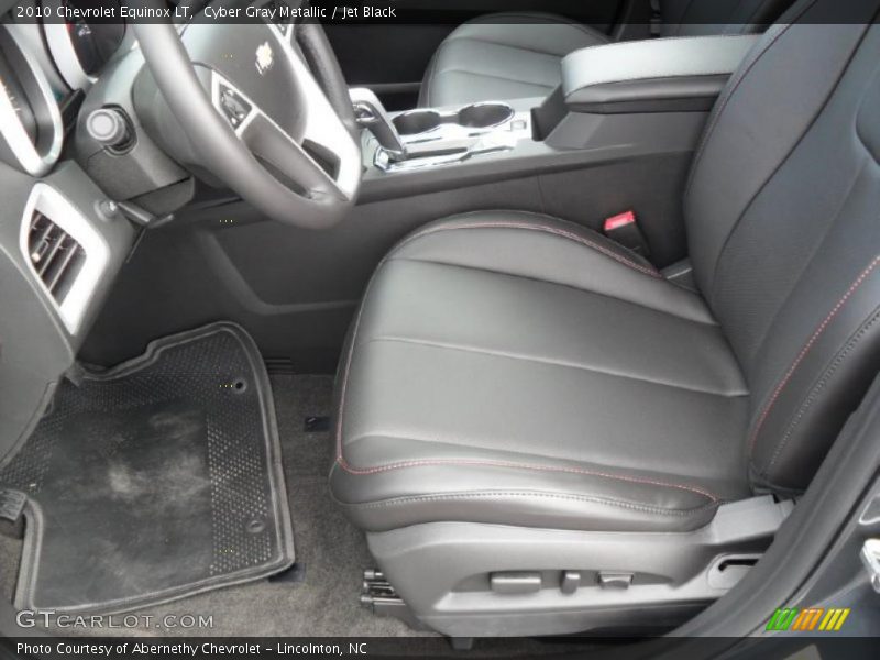 Cyber Gray Metallic / Jet Black 2010 Chevrolet Equinox LT