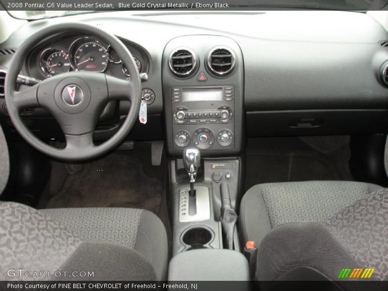 Blue Gold Crystal Metallic / Ebony Black 2008 Pontiac G6 Value Leader Sedan