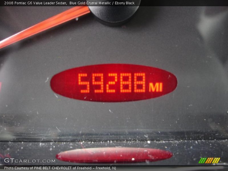 Blue Gold Crystal Metallic / Ebony Black 2008 Pontiac G6 Value Leader Sedan