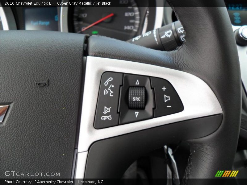 Cyber Gray Metallic / Jet Black 2010 Chevrolet Equinox LT