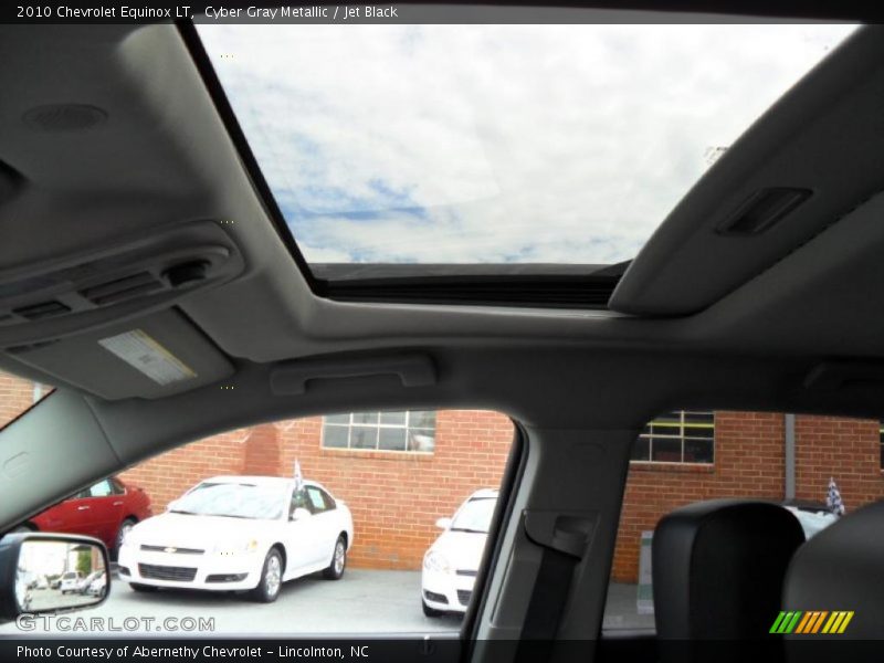 Cyber Gray Metallic / Jet Black 2010 Chevrolet Equinox LT