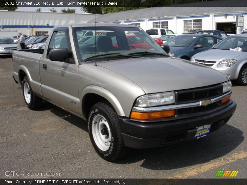 Light Pewter Metallic / Beige 2002 Chevrolet S10 Regular Cab