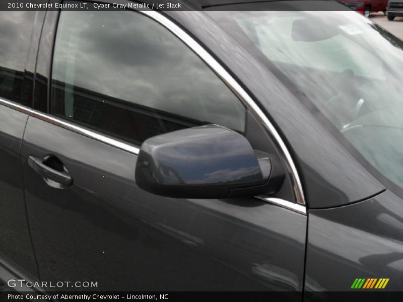 Cyber Gray Metallic / Jet Black 2010 Chevrolet Equinox LT