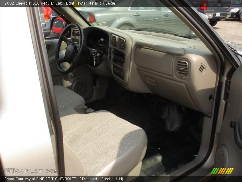 Light Pewter Metallic / Beige 2002 Chevrolet S10 Regular Cab