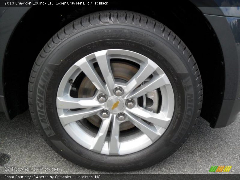 Cyber Gray Metallic / Jet Black 2010 Chevrolet Equinox LT