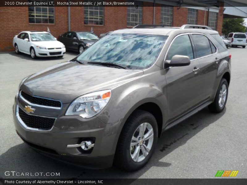 Mocha Steel Metallic / Jet Black/Brownstone 2010 Chevrolet Equinox LT