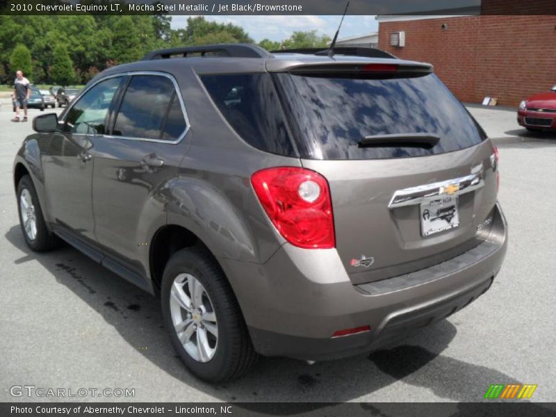 Mocha Steel Metallic / Jet Black/Brownstone 2010 Chevrolet Equinox LT