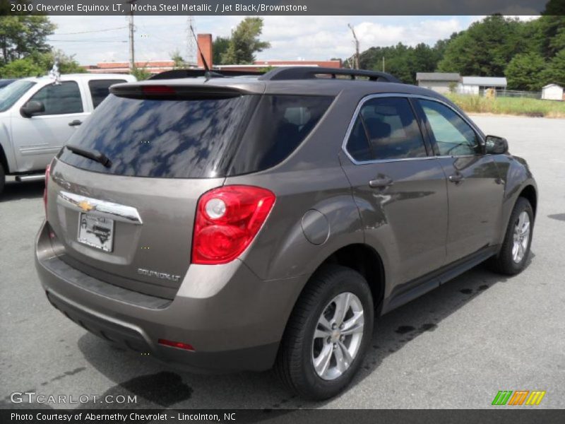 Mocha Steel Metallic / Jet Black/Brownstone 2010 Chevrolet Equinox LT