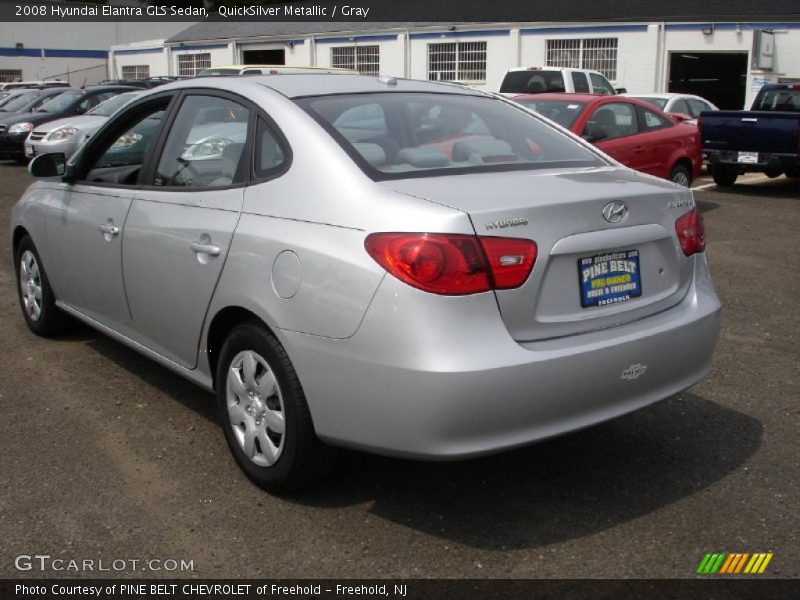 QuickSilver Metallic / Gray 2008 Hyundai Elantra GLS Sedan
