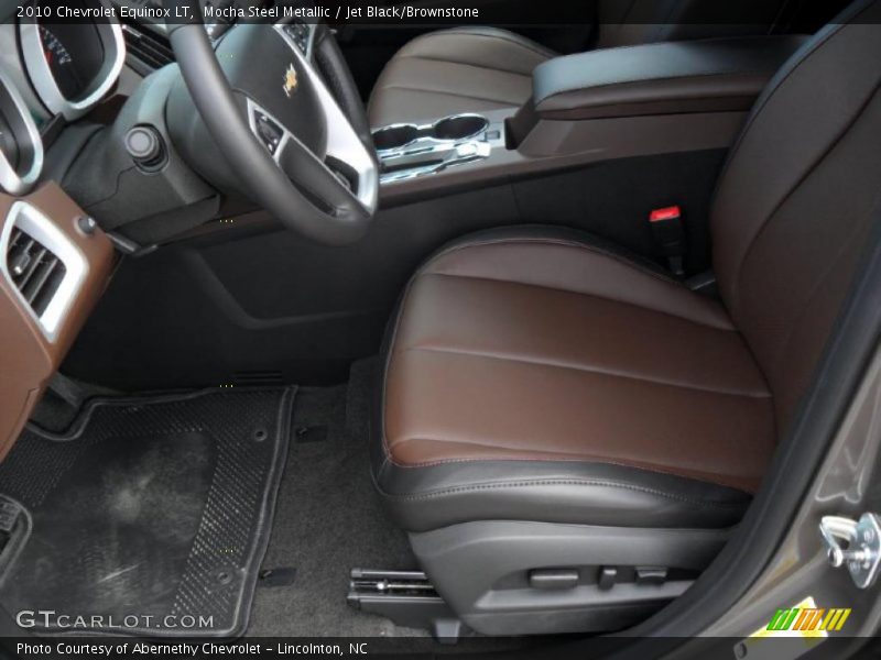 Mocha Steel Metallic / Jet Black/Brownstone 2010 Chevrolet Equinox LT