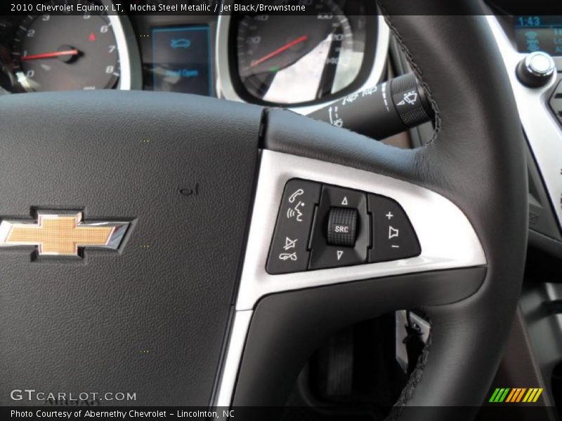 Mocha Steel Metallic / Jet Black/Brownstone 2010 Chevrolet Equinox LT