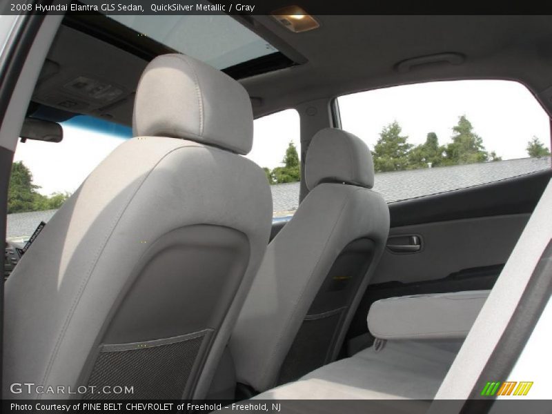 QuickSilver Metallic / Gray 2008 Hyundai Elantra GLS Sedan