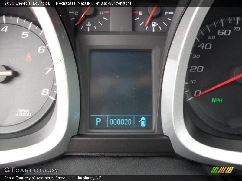 Mocha Steel Metallic / Jet Black/Brownstone 2010 Chevrolet Equinox LT