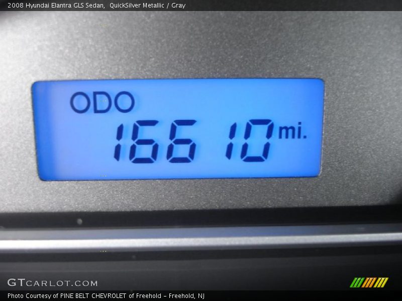 QuickSilver Metallic / Gray 2008 Hyundai Elantra GLS Sedan