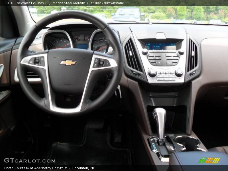 Mocha Steel Metallic / Jet Black/Brownstone 2010 Chevrolet Equinox LT