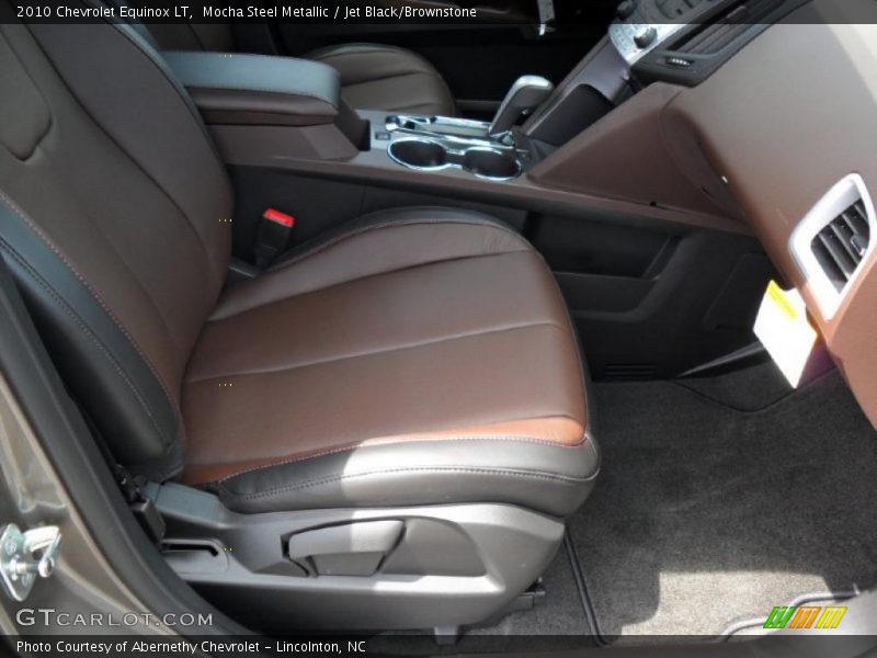 Mocha Steel Metallic / Jet Black/Brownstone 2010 Chevrolet Equinox LT