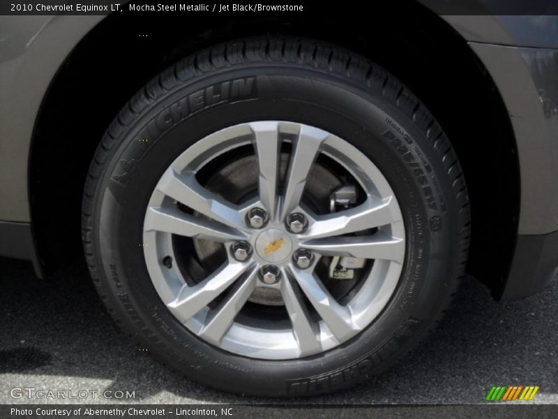 Mocha Steel Metallic / Jet Black/Brownstone 2010 Chevrolet Equinox LT