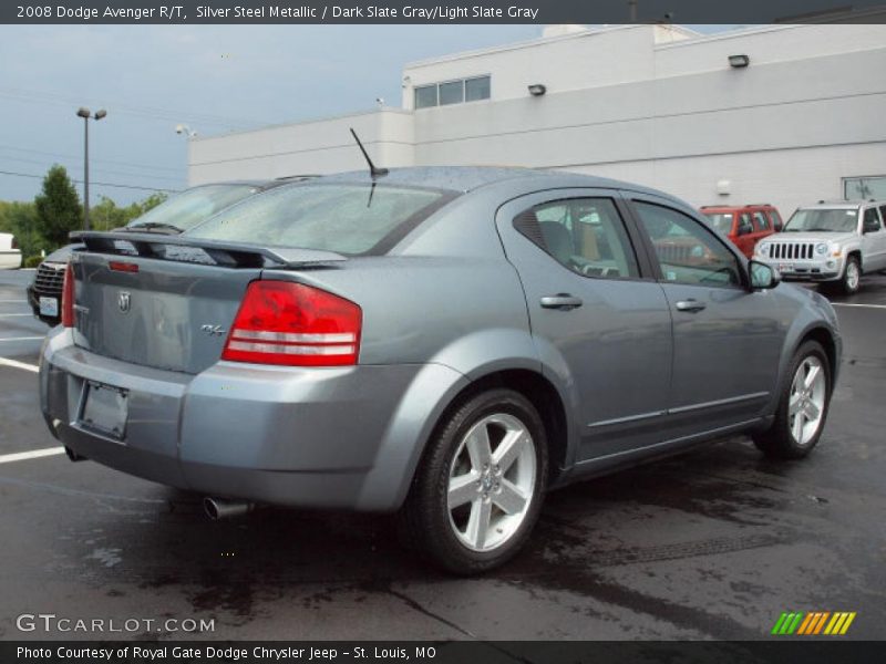 Silver Steel Metallic / Dark Slate Gray/Light Slate Gray 2008 Dodge Avenger R/T