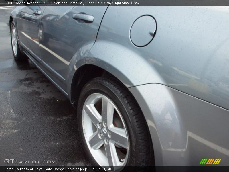 Silver Steel Metallic / Dark Slate Gray/Light Slate Gray 2008 Dodge Avenger R/T