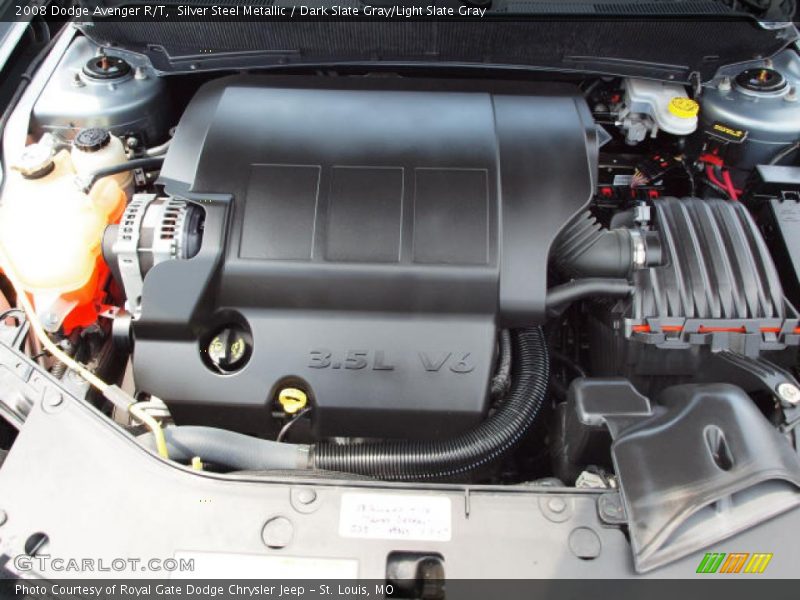Silver Steel Metallic / Dark Slate Gray/Light Slate Gray 2008 Dodge Avenger R/T
