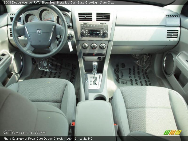 Silver Steel Metallic / Dark Slate Gray/Light Slate Gray 2008 Dodge Avenger R/T