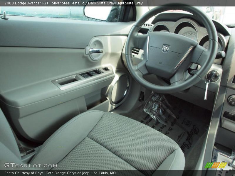Silver Steel Metallic / Dark Slate Gray/Light Slate Gray 2008 Dodge Avenger R/T