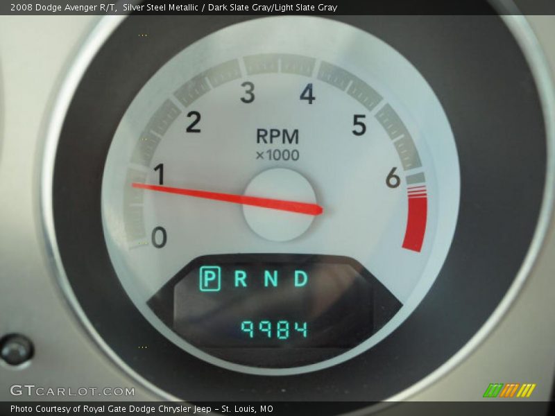 Silver Steel Metallic / Dark Slate Gray/Light Slate Gray 2008 Dodge Avenger R/T