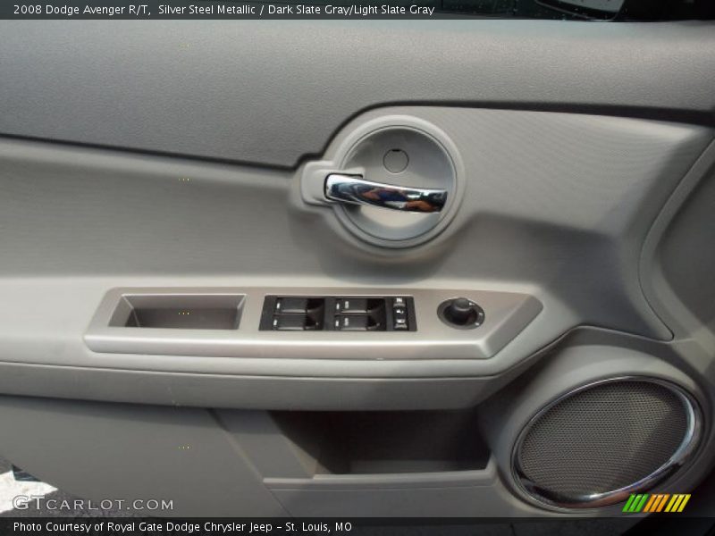 Silver Steel Metallic / Dark Slate Gray/Light Slate Gray 2008 Dodge Avenger R/T