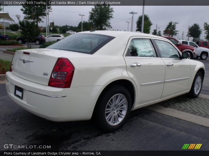Cool Vanilla White / Dark Khaki/Light Graystone 2010 Chrysler 300 Touring