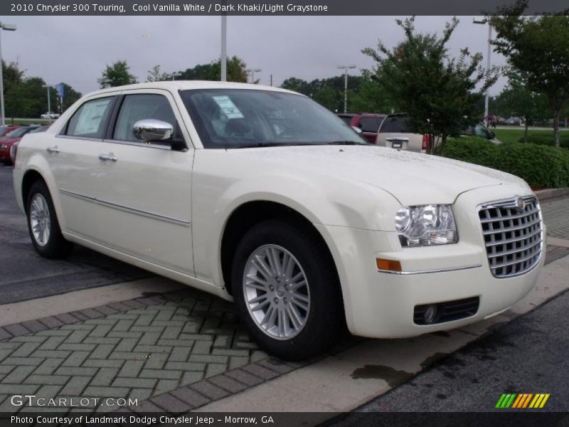 Cool Vanilla White / Dark Khaki/Light Graystone 2010 Chrysler 300 Touring