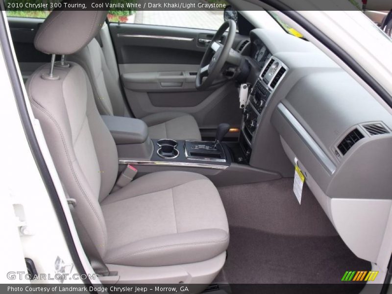 Cool Vanilla White / Dark Khaki/Light Graystone 2010 Chrysler 300 Touring
