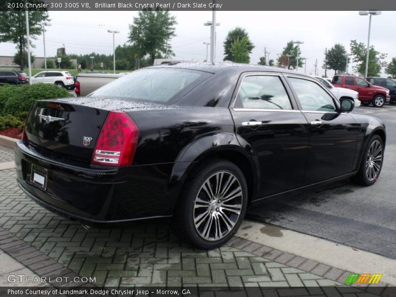 Brilliant Black Crystal Pearl / Dark Slate Gray 2010 Chrysler 300 300S V8