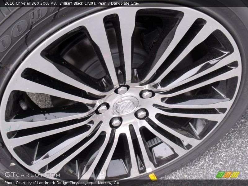 Brilliant Black Crystal Pearl / Dark Slate Gray 2010 Chrysler 300 300S V8