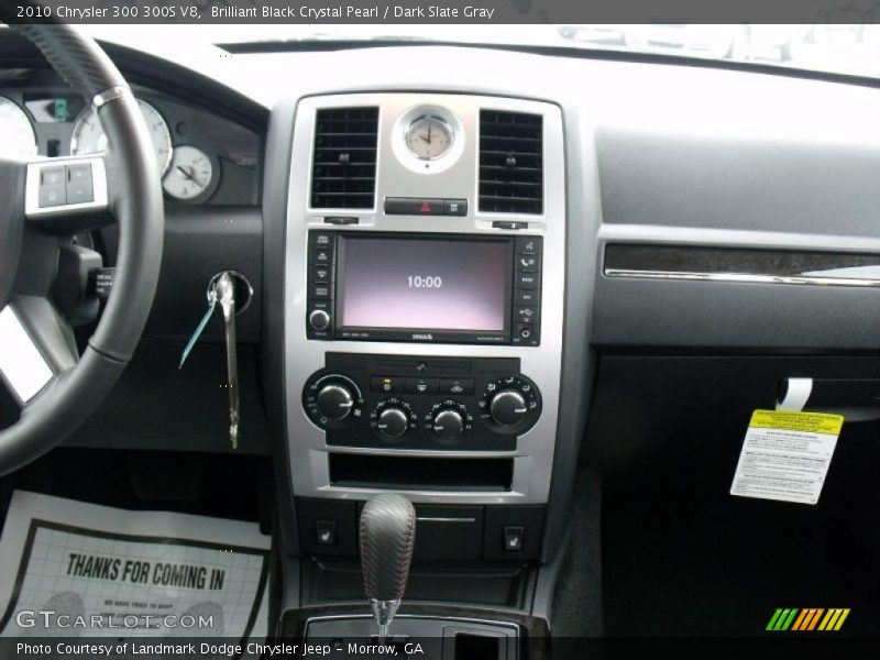 Brilliant Black Crystal Pearl / Dark Slate Gray 2010 Chrysler 300 300S V8