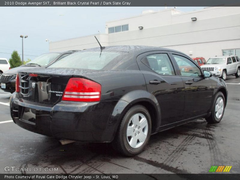 Brilliant Black Crystal Pearl / Dark Slate Gray 2010 Dodge Avenger SXT