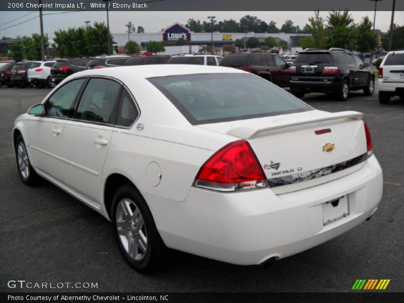 White / Ebony Black 2006 Chevrolet Impala LT