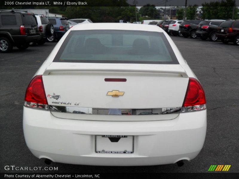 White / Ebony Black 2006 Chevrolet Impala LT