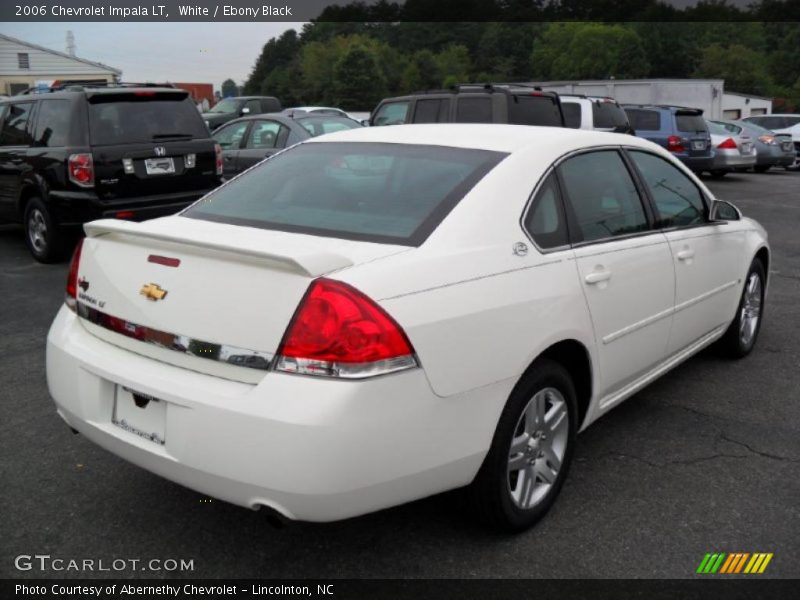 White / Ebony Black 2006 Chevrolet Impala LT