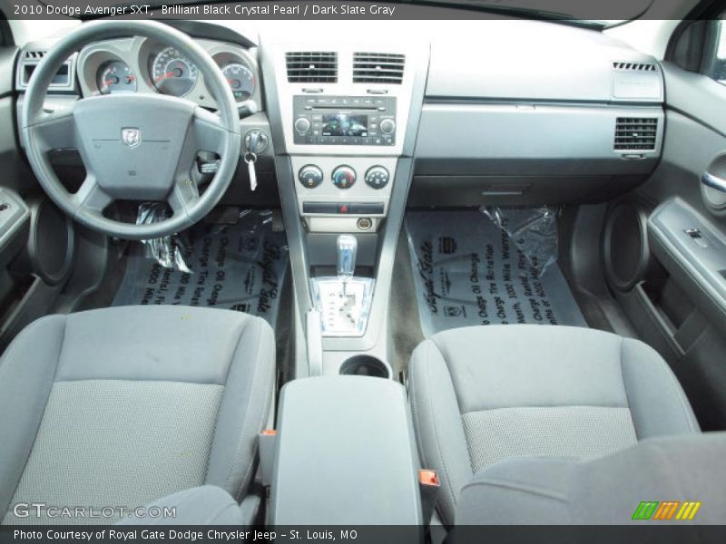 Brilliant Black Crystal Pearl / Dark Slate Gray 2010 Dodge Avenger SXT