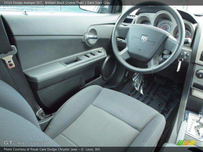 Brilliant Black Crystal Pearl / Dark Slate Gray 2010 Dodge Avenger SXT
