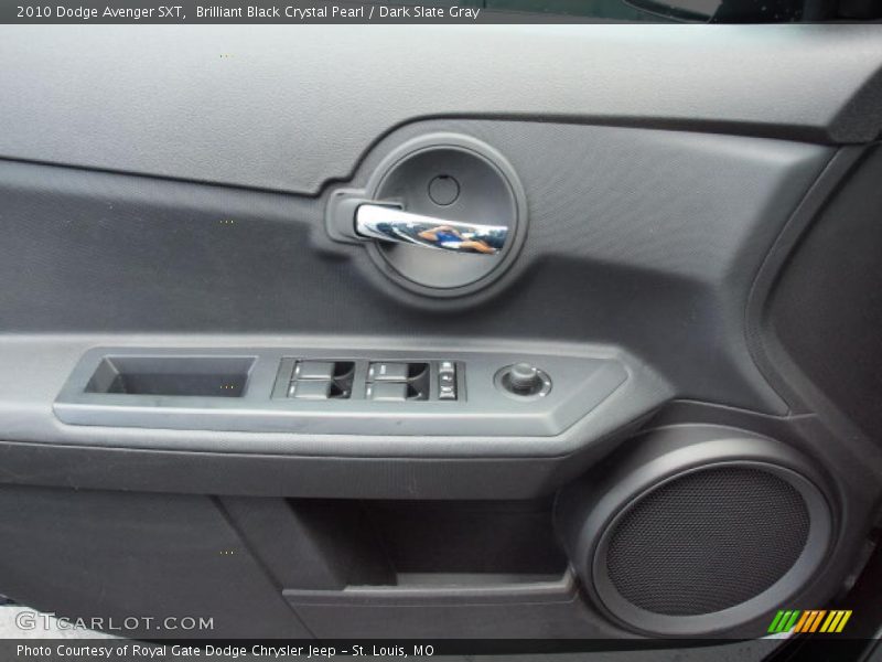 Brilliant Black Crystal Pearl / Dark Slate Gray 2010 Dodge Avenger SXT