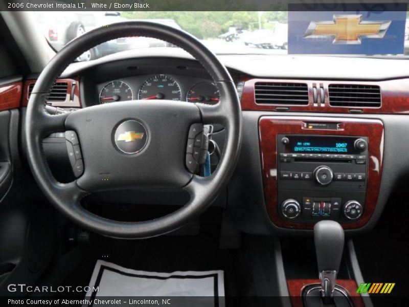 White / Ebony Black 2006 Chevrolet Impala LT